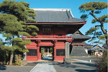 徳願寺山門の写真