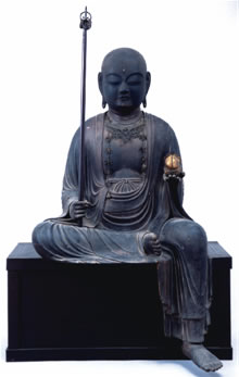 木造延命地蔵菩薩坐像の写真