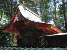 竹袋稲荷神社の本殿の写真
