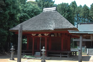 県下最古の建築物、栄福寺薬師堂の写真